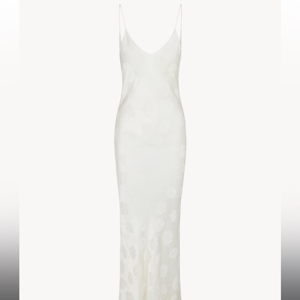 Realisation Par White Silk Dress